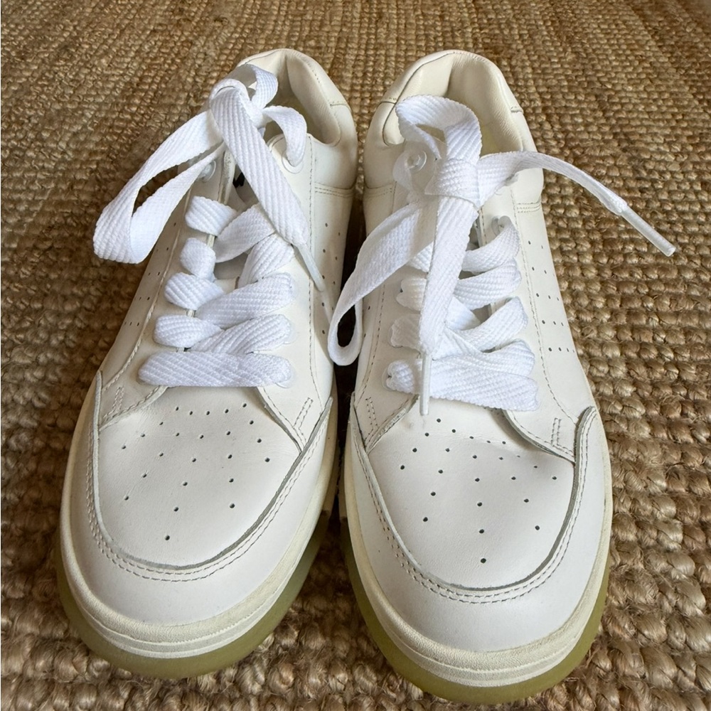 Amiri Stadium White Leather Sneakers